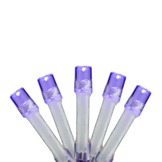 Brite Star LED Micro Christmas Light Set- Purple - 4.8 ft Purple Wire - 15ct {1}