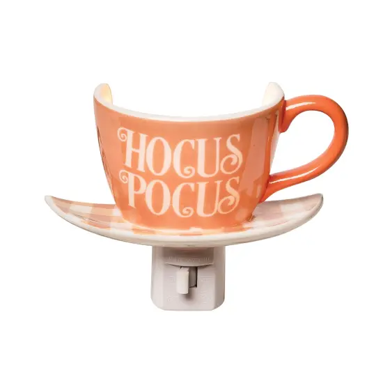 Hocus Pocus Halloween Decorative Night Light Teacup Figurine Decoration {1}
