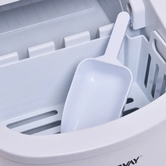 Costway Portable Compact Electric Ice Maker Machine Mini Cube 26lb/Day {12}
