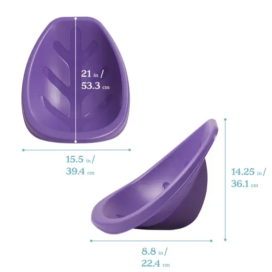 Leaf Floor Seat, Rocker Chair, 6-Piece Purple {2}