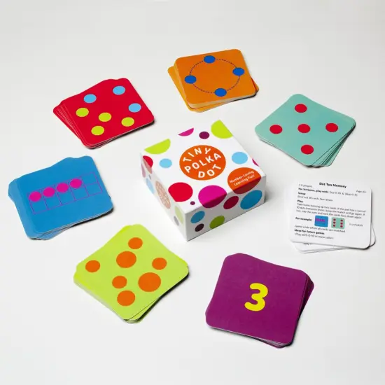 Math 4 Love Tiny Polka Dot Math Literacy Game {1}