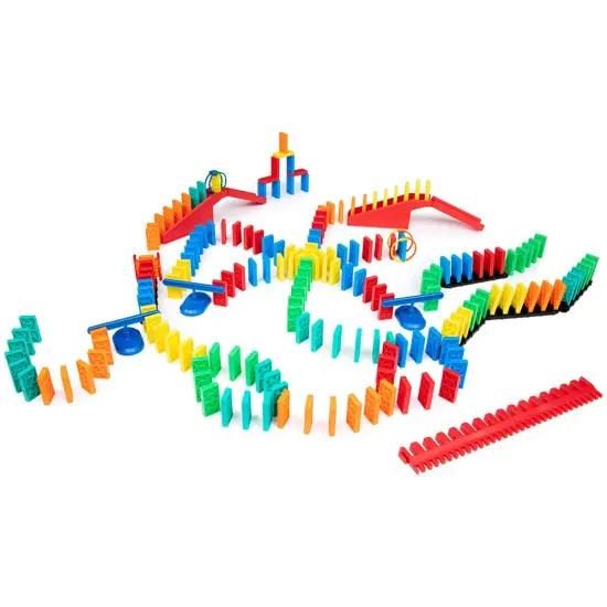 Atwood Toys Inc Kinetic Domino Toppling Kit - 204 Pieces {4}