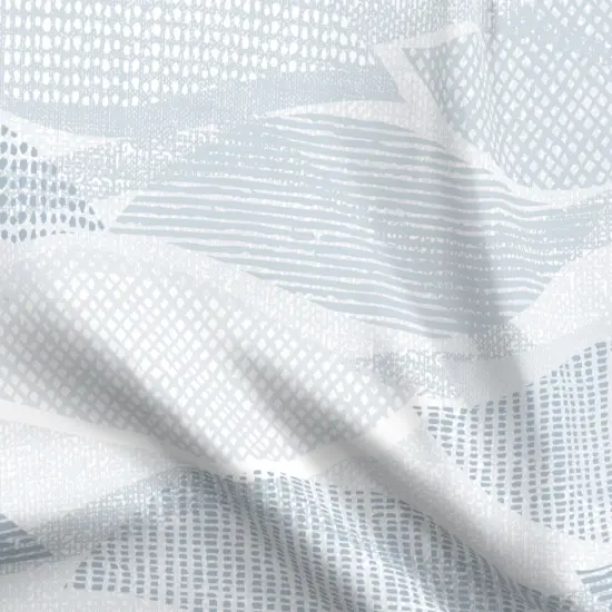 Various Fabrics by the Yard or Fat Quarter Blue Gray Waves Large Scale Neutral Geometric Abstract Ocean Modern Beach Home Custom Printed Fabric by Spoonflower {5}