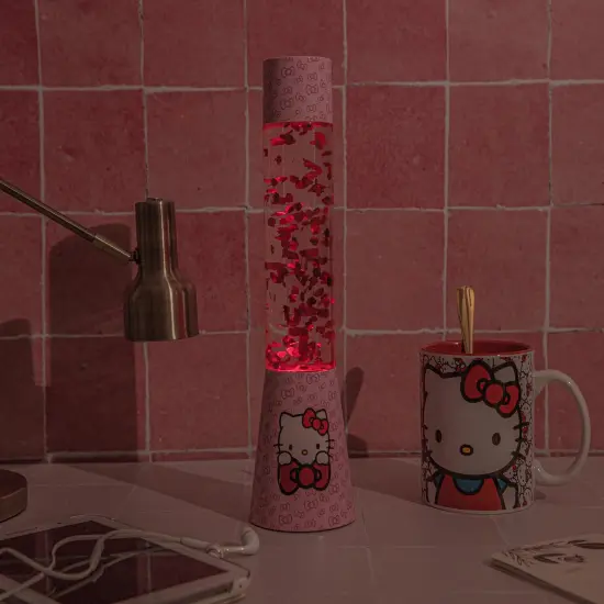 Sanrio Hello Kitty Glitter Motion Mood Light | 12 Inches Tall {7}