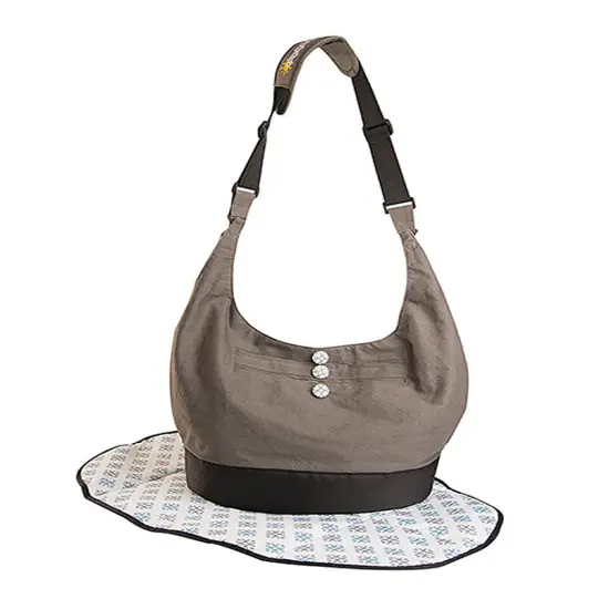 EquiptBaby Anacapa Gray Nappy Bag Diaper Bag {3}