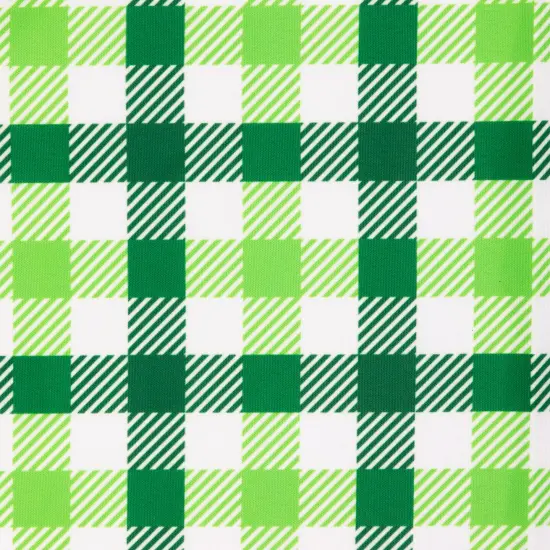 Northlight Set of 4 Green and White Checkered Printed Placemats 18" {6}