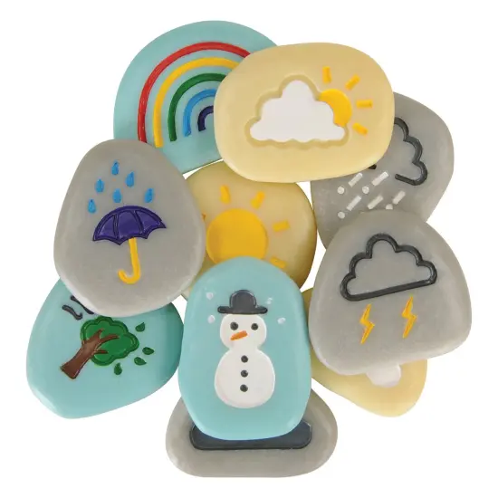 Yellow Door Weather Stones - Set of 10 {3}