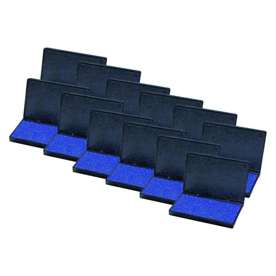 Stamp Pad, Blue, Pack of 12 {1}