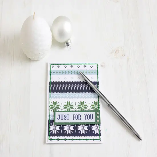 DCWV Double-Sided Cardstock Stack 12"X12" 36/Pkg-Midnight Magic, W/White Foil {4}