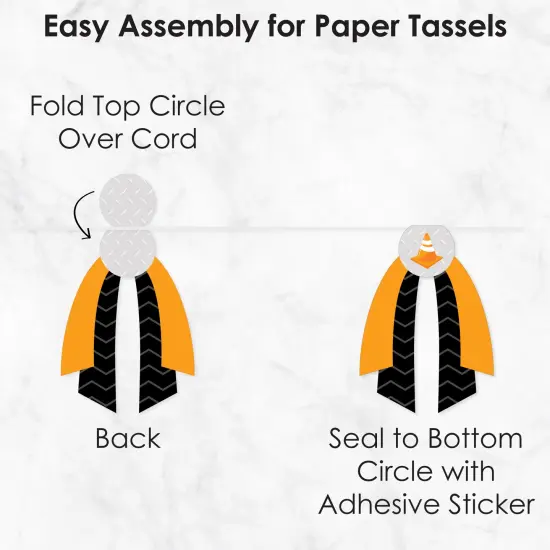 Big Dot of Happiness Dig It - Construction Party Zone - DIY Baby Shower or Birthday Party Pennant Garland Decoration - Triangle Banner - 30 Pieces {7}