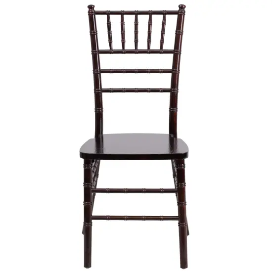 Emma and Oliver Wedding & Event Wood Chiavari Dining Chair Walnut {3}