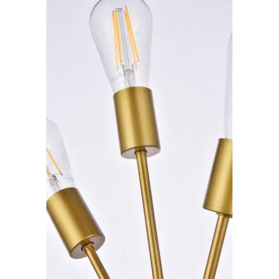 Lucca 11 inch bath sconce in brass {6}