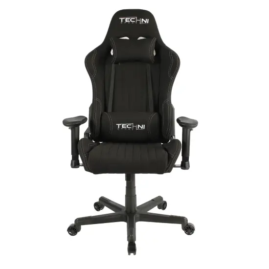 Techni Office Solutions 50.5" Vibrant Black Unique Techni Sports TS-F44 Comfortable Gaming Chair {3}
