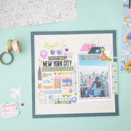 American Crafts Coast-to-Coast Washi Tape 8/Pkg-Foil {6}