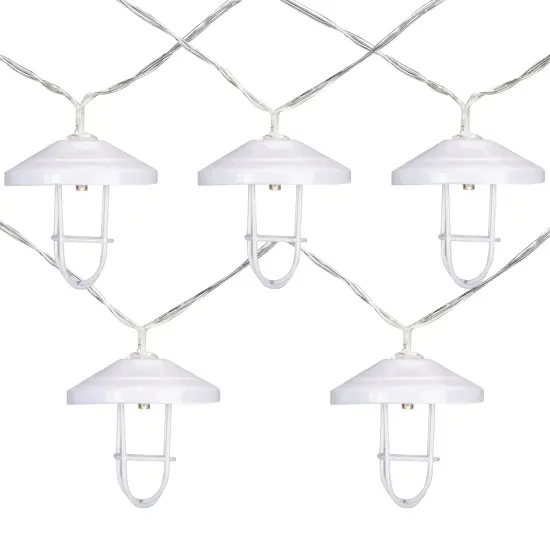 Northlight LED Lantern Christmas Light Set - 3' Clear Wire - 10ct White {3}