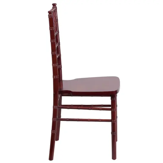 Emma and Oliver Wedding & Event Wood Chiavari Dining Chair Mahogany {5}
