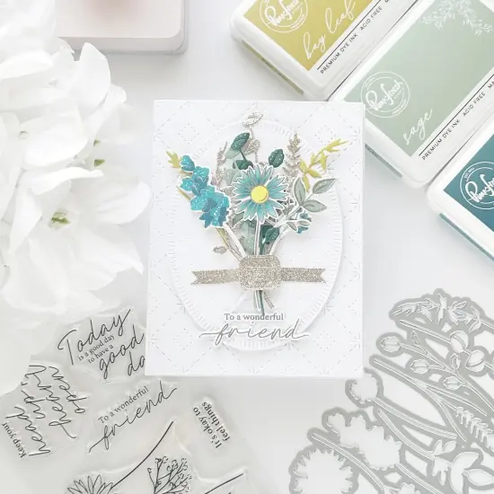 Pinkfresh Studio Die Set-Wildflower Bouquet {3}