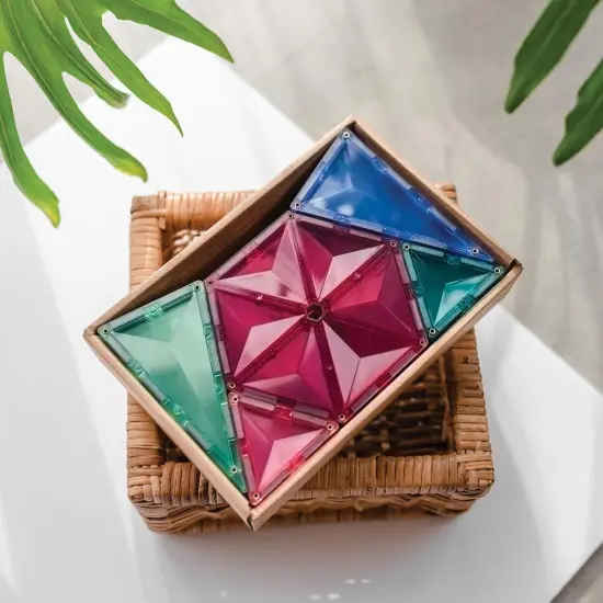 Connetix Colorful Magnetic Tiles Geometry Pack - 40 Pieces {5}