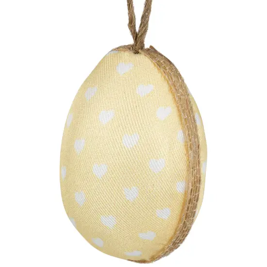 Northlight Fabric Pastel Easter Egg Ornament Decorations - 5.75" - Set of 6 Green {7}
