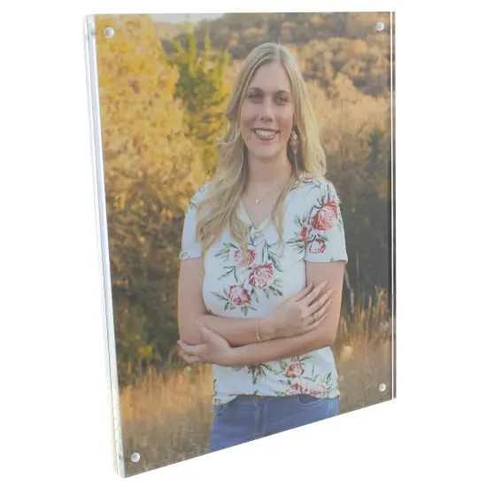 7Penn Acrylic Picture Frames Double Sided Set 8x10in Magnet Clear Picture Frames {6}