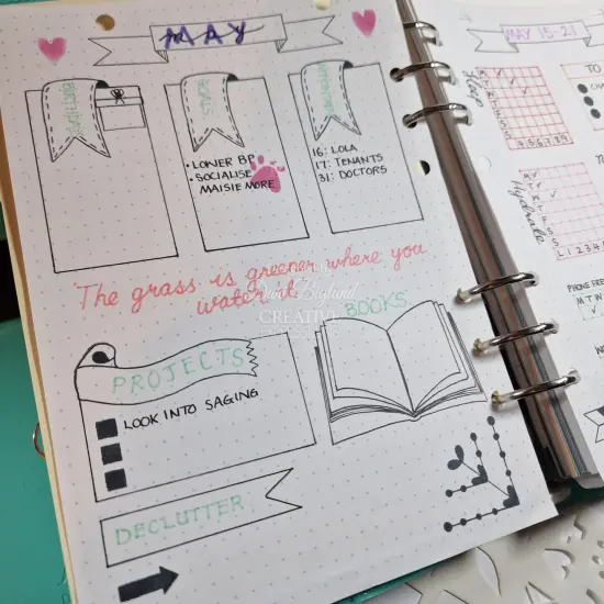 Creative Expressions Stencil 4"x6" By Helen Colebrook-Let's Get Documenting {4}