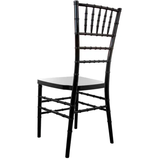 Emma and Oliver Resin Chiavari Chair Black {3}