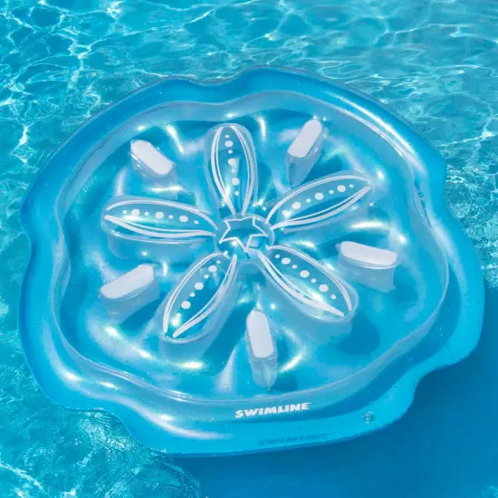 Swimline Sand Dollar Inflatable Swimming Pool Raft Float - 64" - Blue {3}