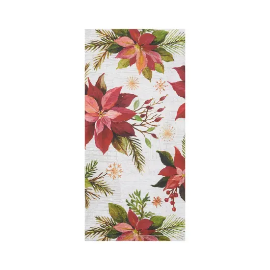 Poinsettia Christmas Towel {3}