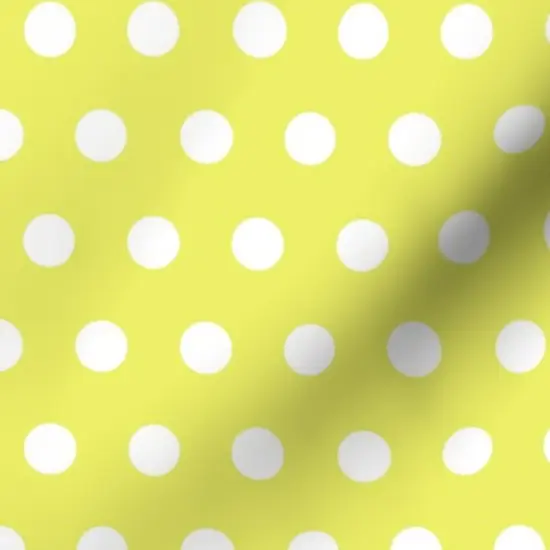 Various Fabrics by the Yard or Fat Quarter Yellow Bright Retro Neon Doll Fashion Playhouse Party Polka Dots Medium Scale Custom Printed Fabric by Spoonflower {7}