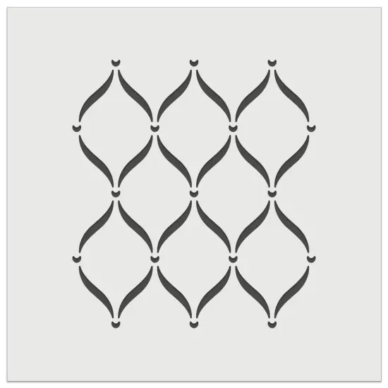 Trellis Pattern Wall Cookie DIY Craft Reusable Stencil {7}