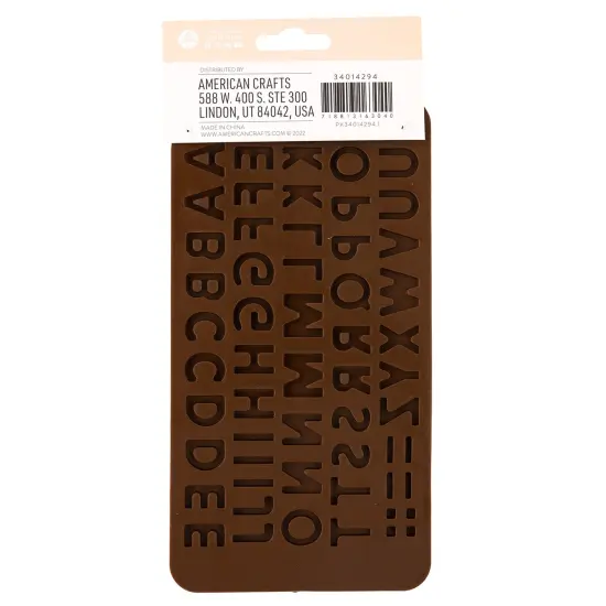 Sweetshop Silicone Mold-Alphabet {3}