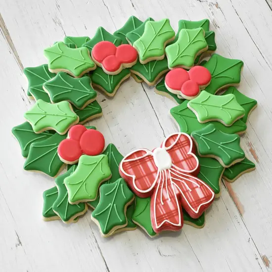 Wreath Centerpiece 4 PC Cookie Cutter Set {4}