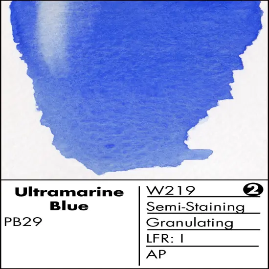 Grumbacher Finest&trade; Watercolor Ultramarine Blue {2}
