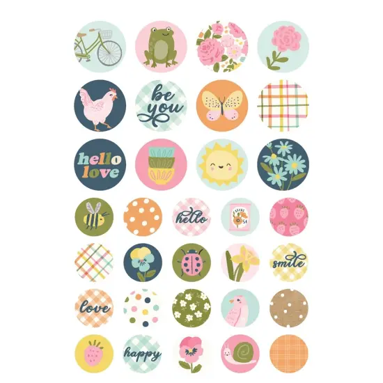 Simple Stories Sticker Book 12/Sheets-Fresh Air {5}