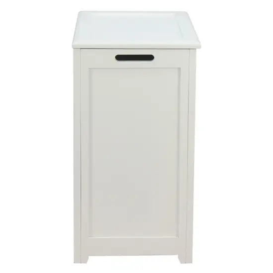 Oceanstar Storage Laundry Hamper, White {5}