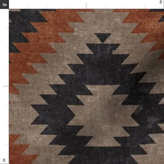 Various Fabrics by the Yard or Fat Quarter Neutrals Taupe Tribal Bohemian Southwest Boho Custom Printed Fabric by Spoonflower {4}