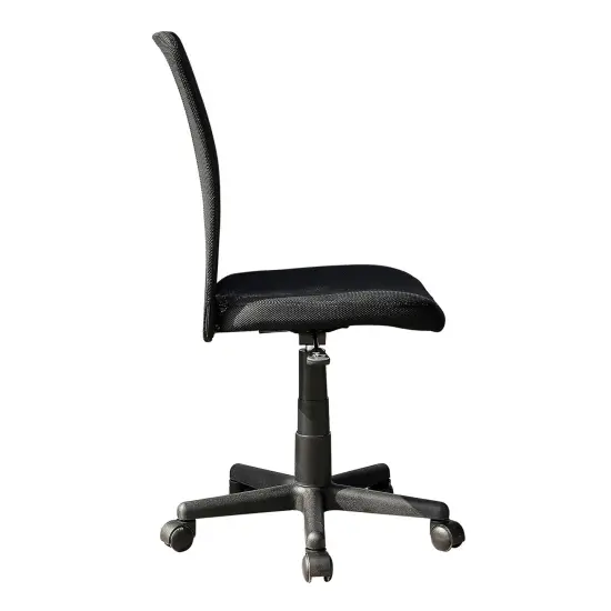 Techni Office Solutions 34.5" Solid Black Contemporary Polyester Mesh Task Office Chair {5}