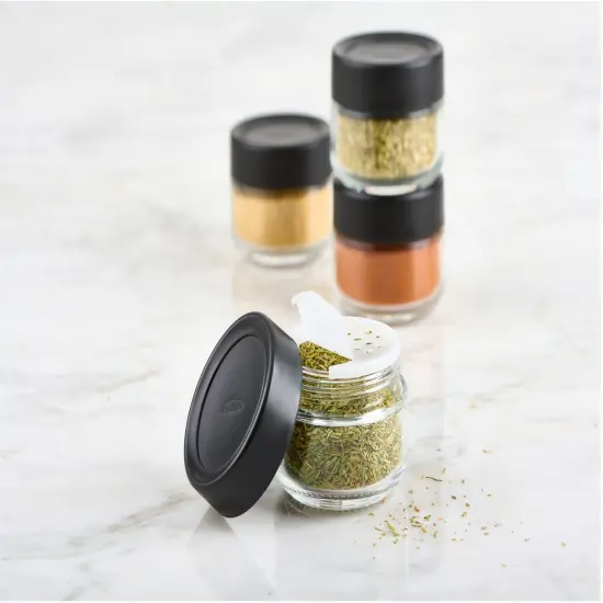 Trudeau Small Stacking Jars 24/Pkg-With Counter Display {4}