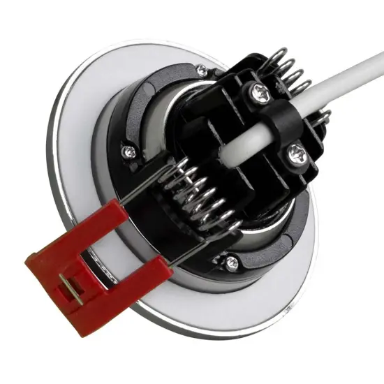 NICOR 2-inch LED Gimbal Recessed Downlight in Nickel, 2700K {5}