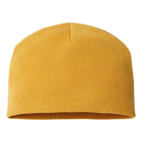Atlantis Headwear&reg; Sustainable Beanie Mustard yellow {1}