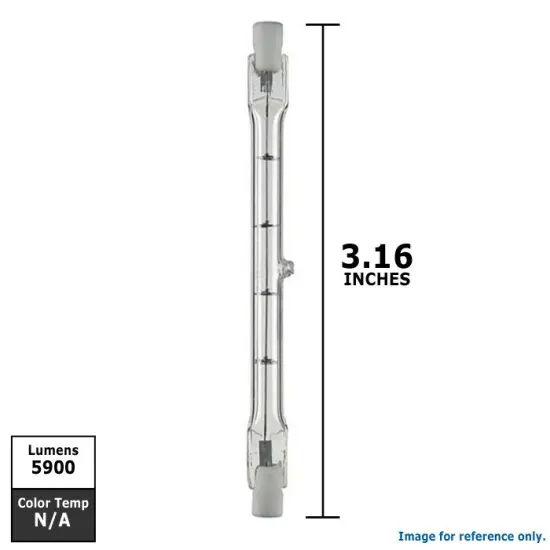 USHIO J120V-300W/79MM Short R7S-12 base Halogen Bulb {5}