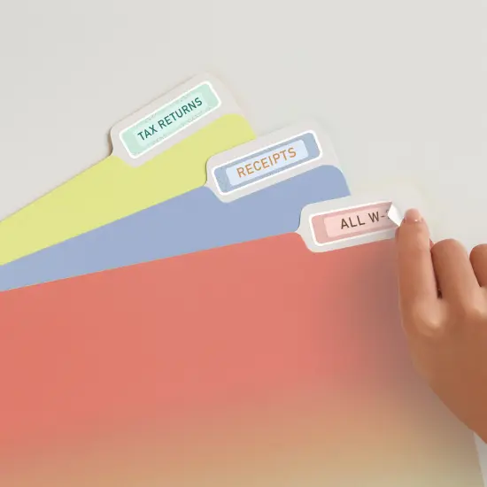 Avery Extra Large File Folder Labels, 15/16" x 3-7/16", 450 Printable Labels, Removable, White (8425) {6}