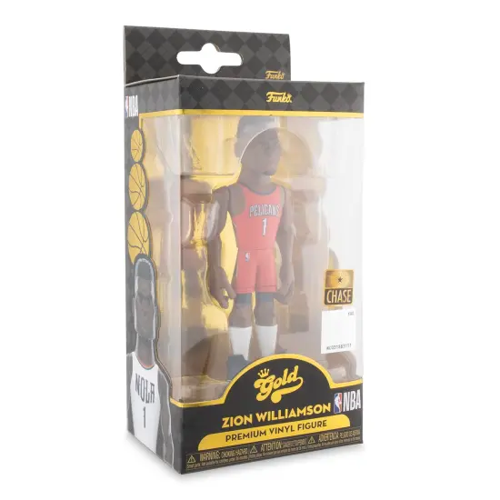 New Orleans Pelicans NBA Funko Gold 5 Inch Vinyl Figure | Zion Williamson CHASE {3}