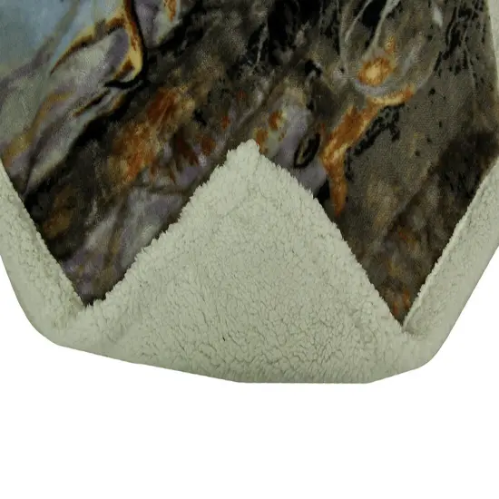 Sherpa Hunter Trophies Silk Touch Throw Blanket 60 Inches By 50 Inches {3}