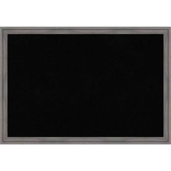 Florence Framed Corkboard, Black Cork Florence Grey {1}