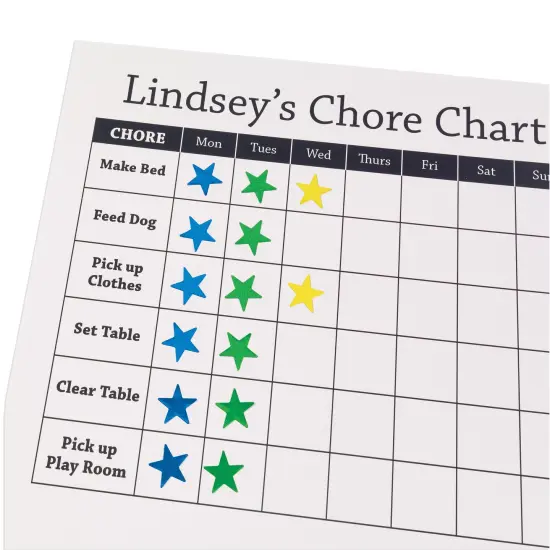 Avery Foil Star Labels, 1/2", Assorted Colors, Non-Printable, 8 Packs, 3,520 Star Stickers Total (21922) {2}