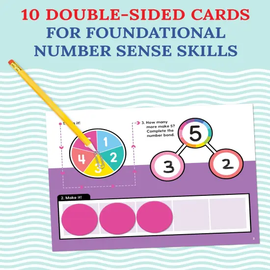Carson Dellosa 22-Piece Ten Frame Edu-Clings Set, Dry Erase Mats and Silicone Addition, Subtraction, and Place Value Manipulatives for Mathematics Practice, Adding and Subtracting Math Games for Kids {2}