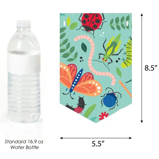 Big Dot of Happiness Buggin' Out - Bugs Birthday Party Bunting Banner - Party Decorations - Happy Birthday {3}