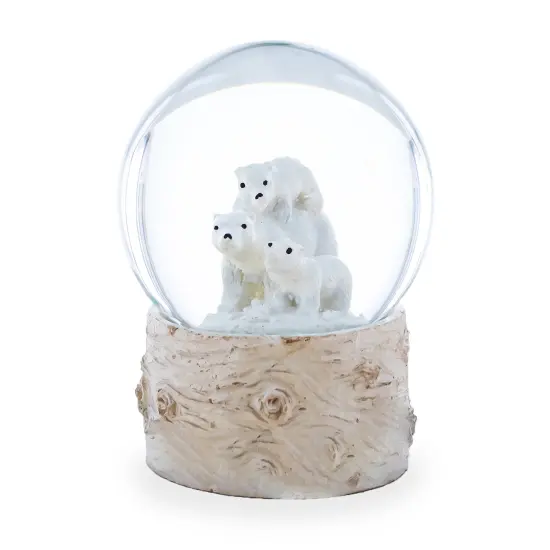 Polar Bears Mini Water Snow Globe {1}