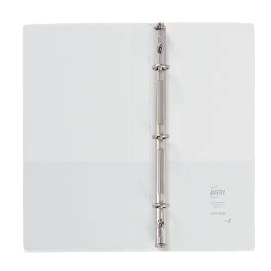 Avery 1" Mini Economy View Binder, Round Rings, 2 White Binders {6}
